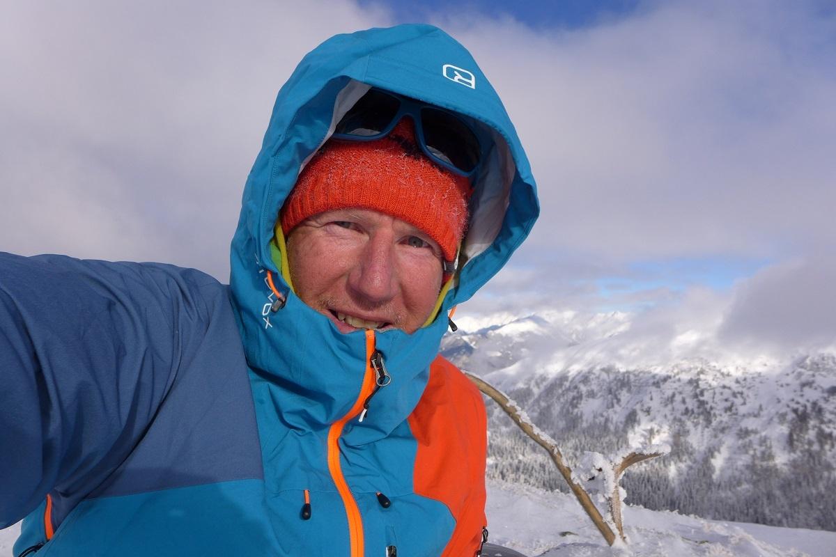 Bergführer Stefan Rössler bei Skitour